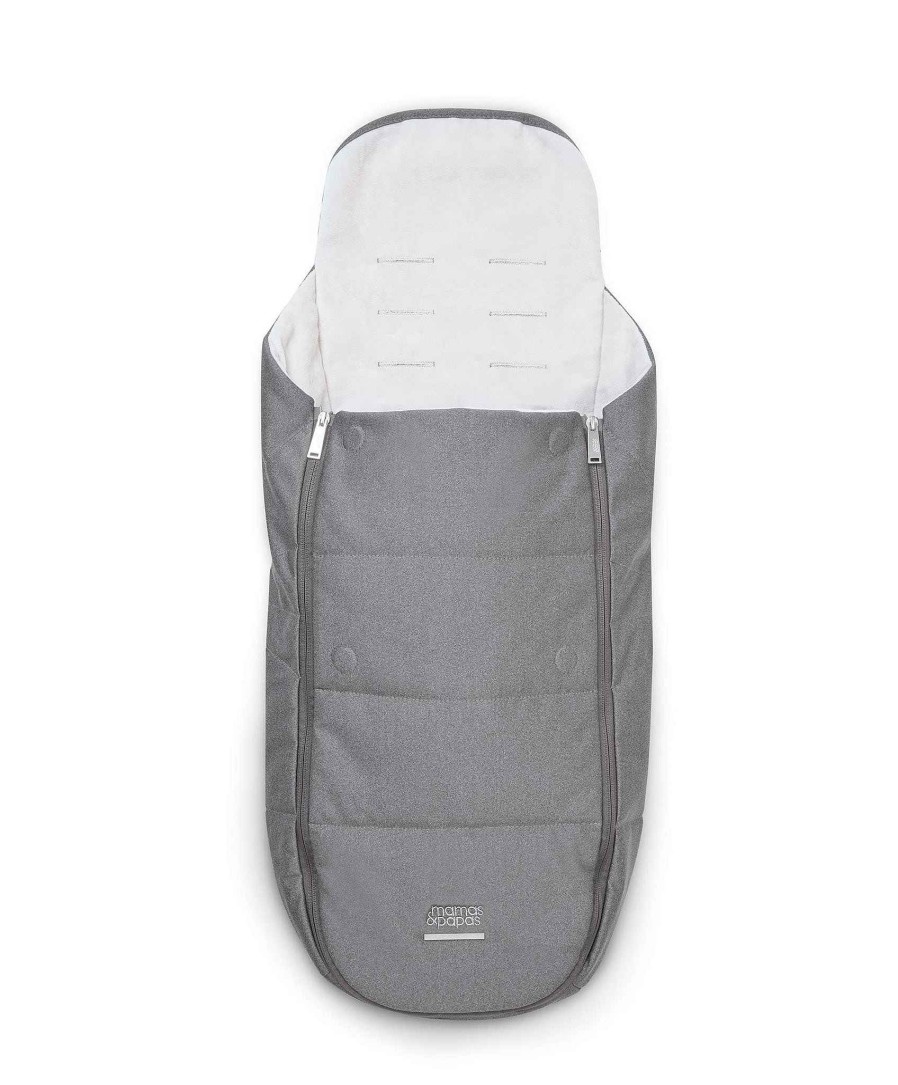 Pushchairs Mamas and Papas Travel Strollers | Airo Footmuff - Grey Marl