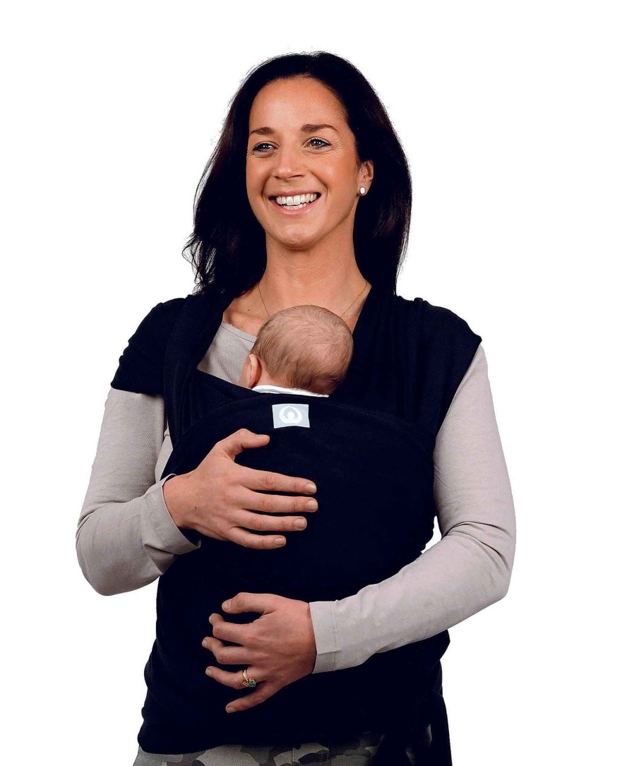 Pushchairs Gaia Baby Carriers & Slings | Gaia Baby Eco Carrier Wrap - Ebony