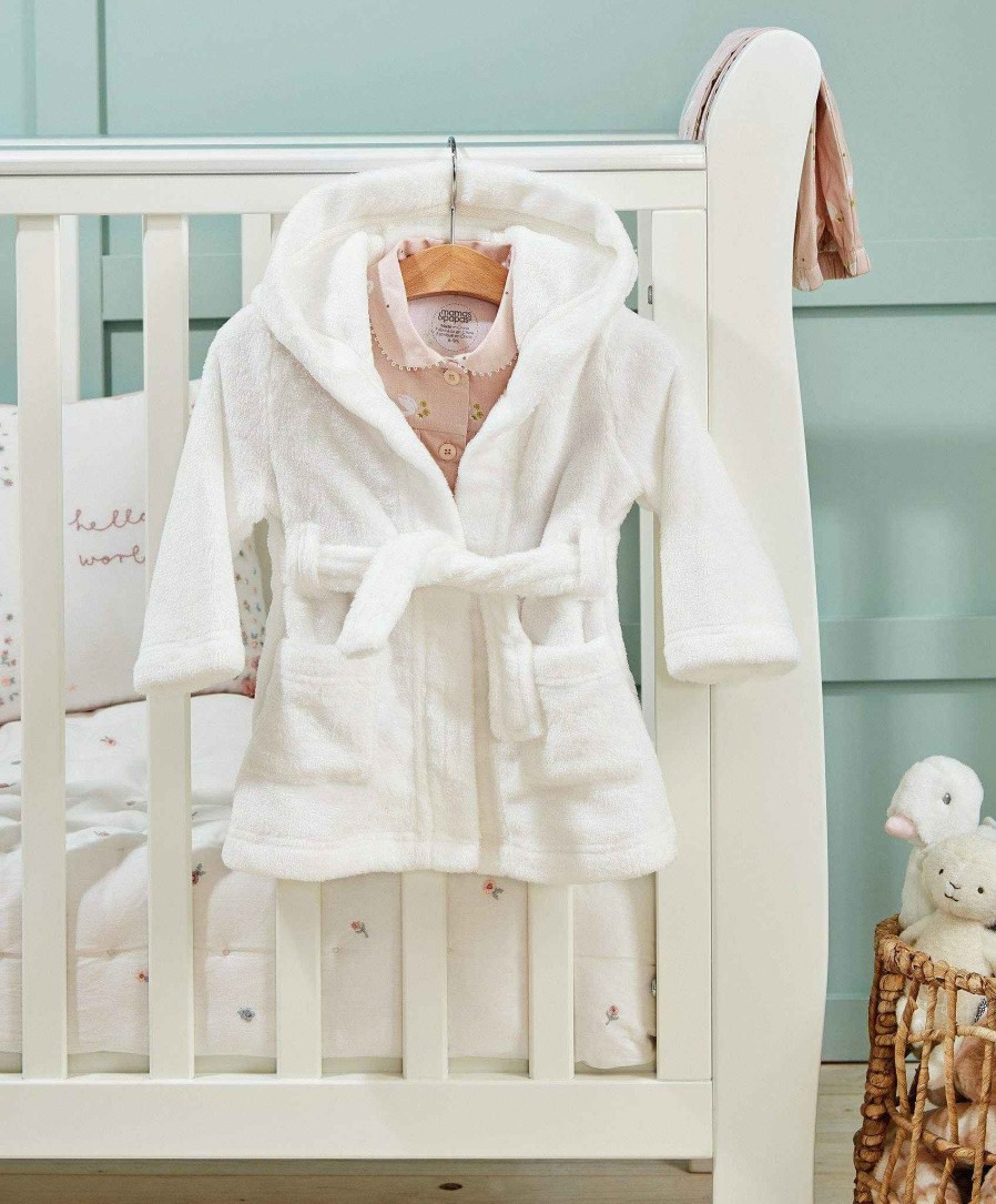 Clothing Mamas and Papas | Faux Fur Dressing Gown - White