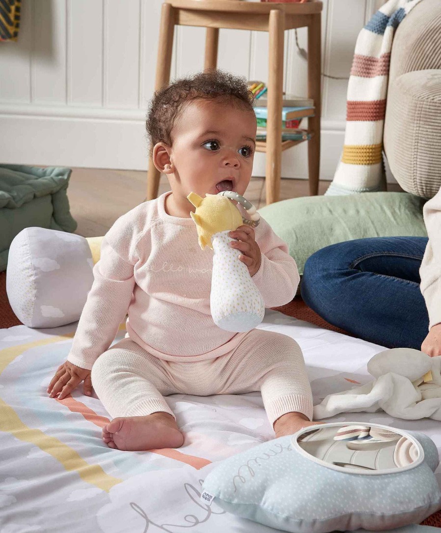 Toys & Gifts Mamas and Papas Tummy Time | Happy Cloud Playmat Bundle