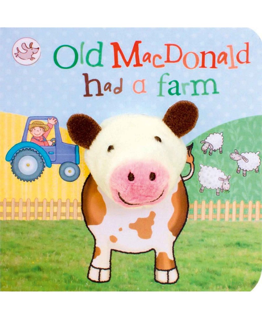 Toys & Gifts House of Marbles Baby Boy Gifts | Old Macdonald Had A Farm Finger Puppet Book