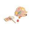 Christmas Classic World Christmas Stocking Fillers | Classic World Hedgehog Wooden Hammer Toy