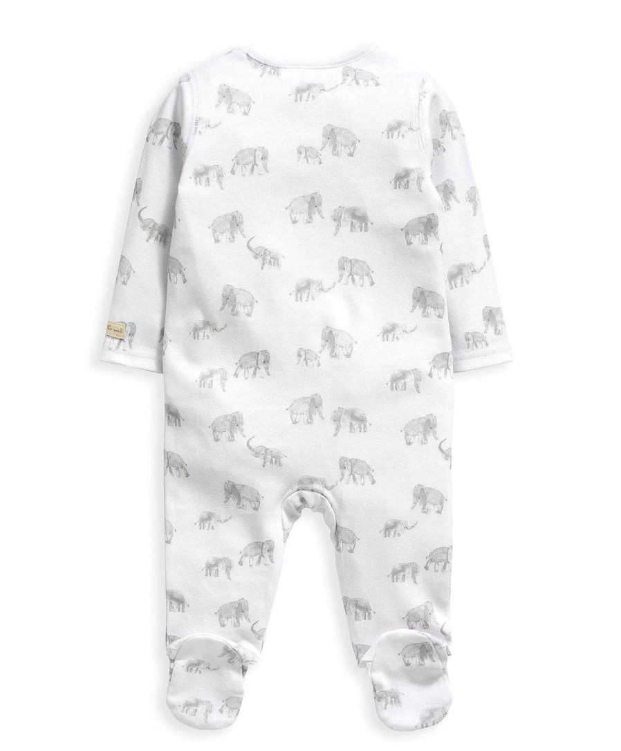 Toys & Gifts Mamas and Papas New Parent Gifts | Elephant Print All-In-One With Zip