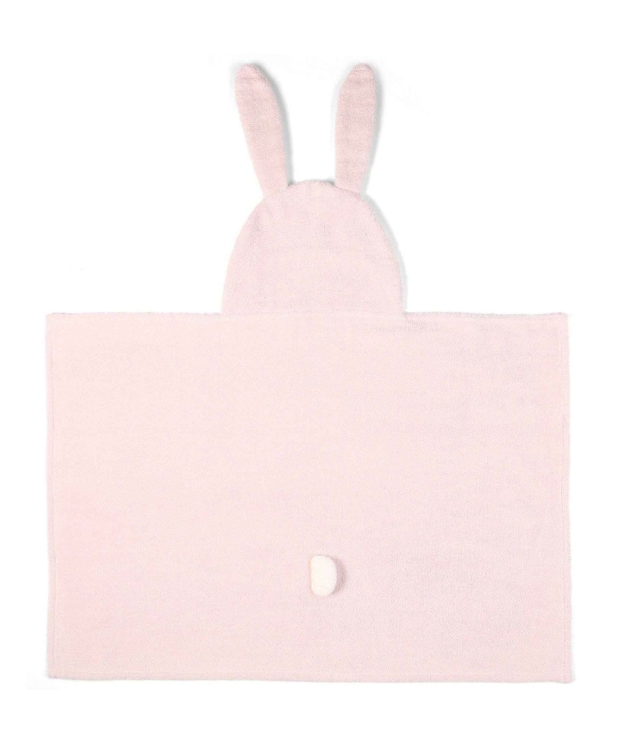 Bathing & Changing Mamas and Papas Baby Towels | Hooded Baby Towel - Pink Bunny