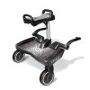 Pushchairs Lascal Buggy Boards | Lascal Black Maxi Buggyboard® Plus Grey Saddle