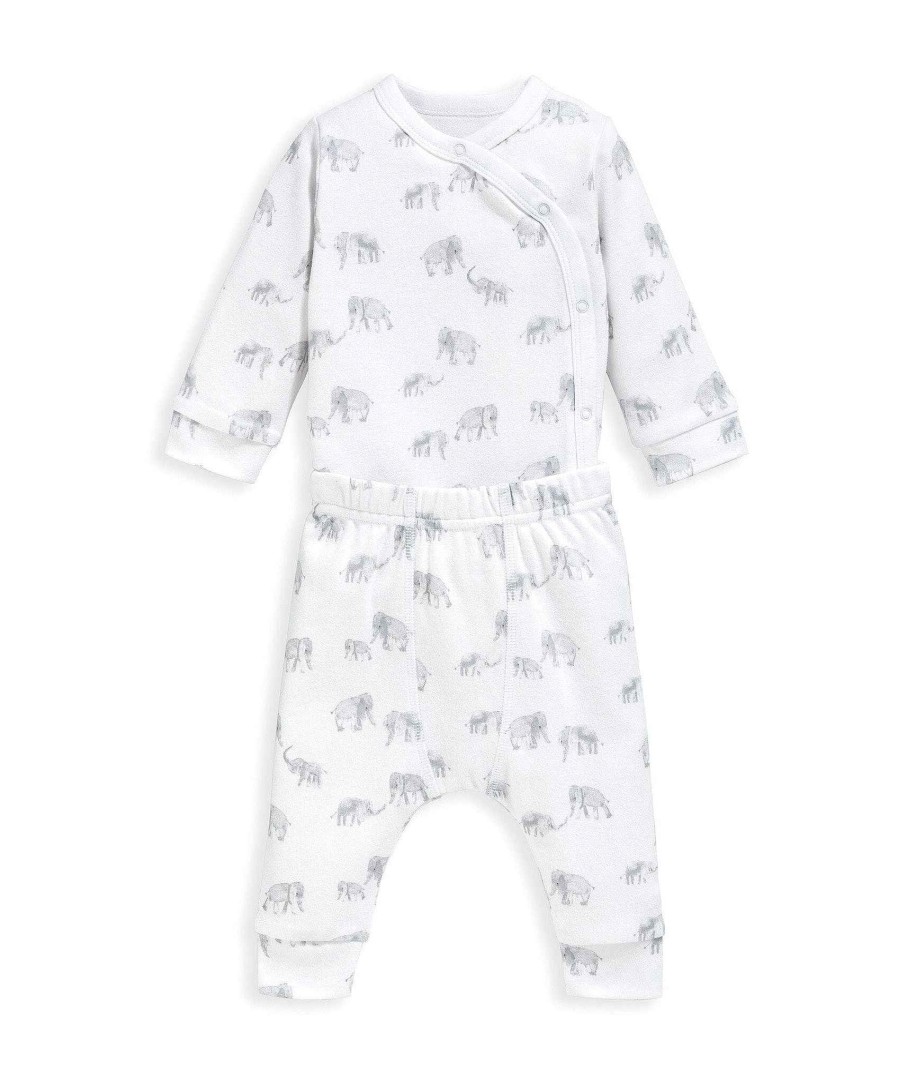 Clothing Mamas and Papas | Elephant Jersey Set - 2 Piece Set