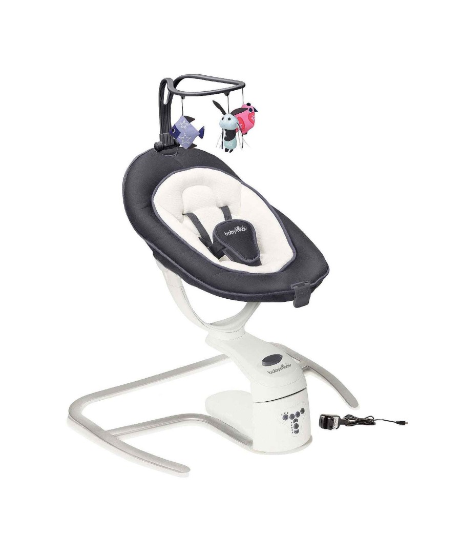 Toys & Gifts Babymoov Mum-To-Be Gifts | Babymoov Swoon Motion 360° Baby Swing Grey & White