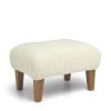 Furniture Mamas and Papas Nursing & Feeding Chairs | Hilston Stool In Chenille Boucle - Oyster