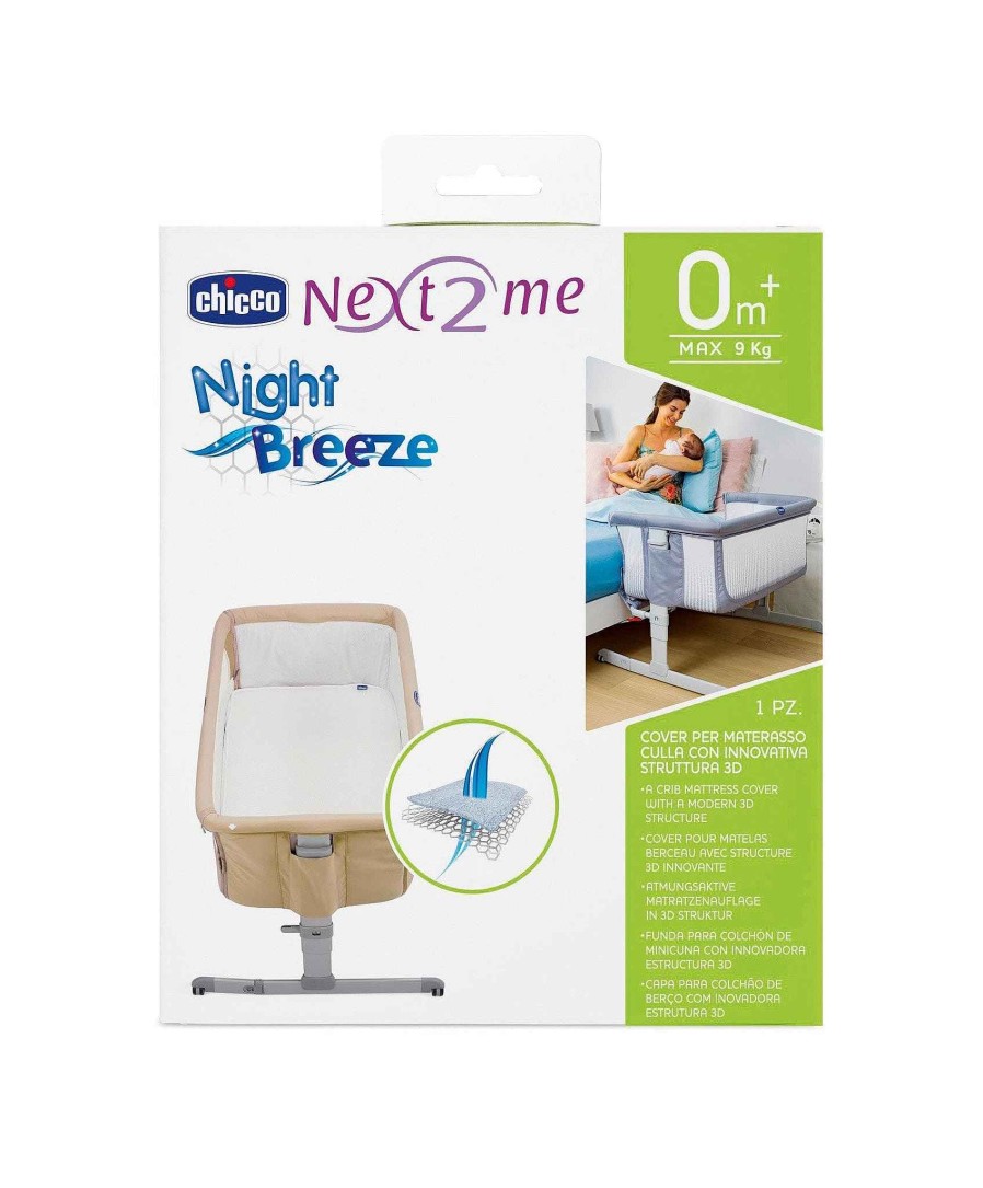 Nursery Chicco Neutral Baby Bedding | Chicco Night Breeze Mattress Protector