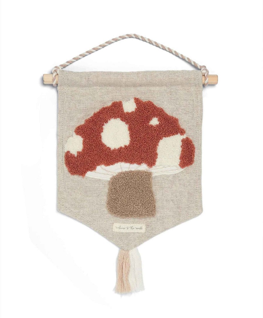 Nursery Mamas and Papas Elephant | Welcome To The World Seedling Hanging Wall Art - Neutral