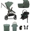 Pushchairs Mamas and Papas Mamas & Papas Strada | Strada Pushchair Bundle With Aton B2 Car Seat & Base (7 Pieces) Ivy