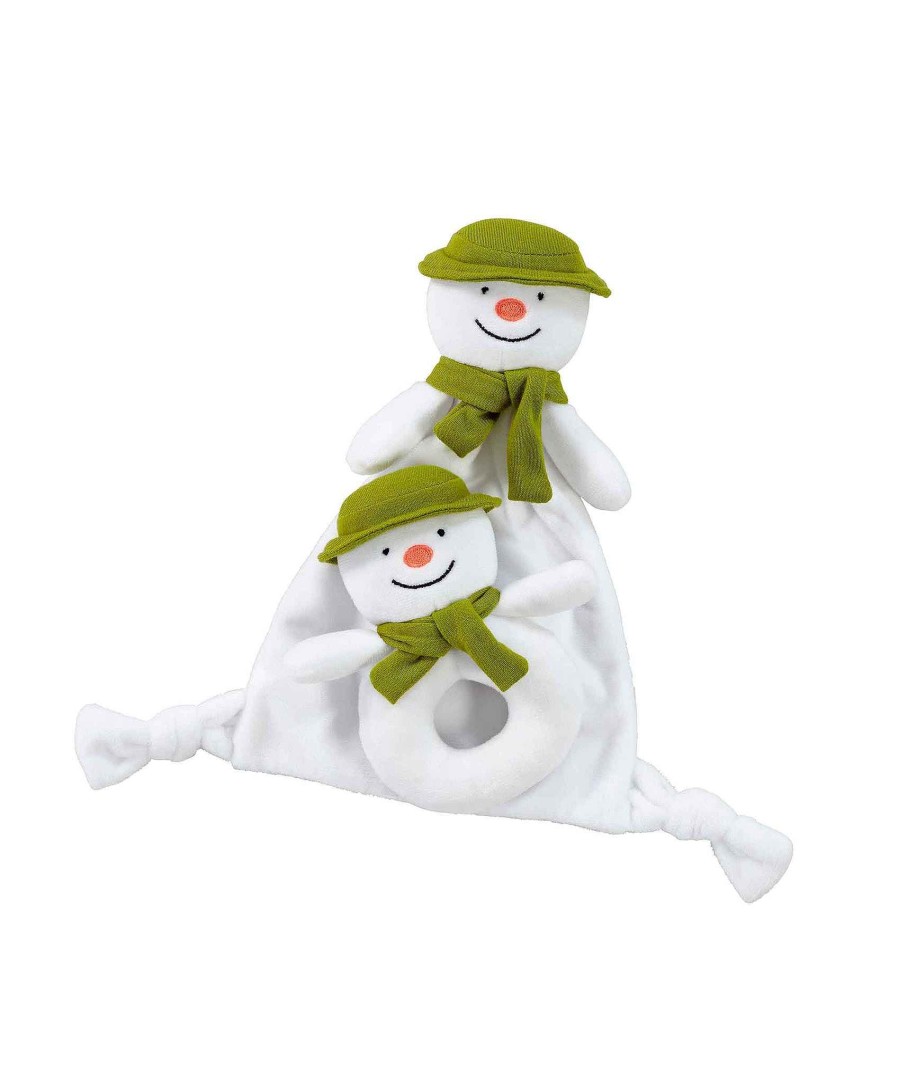 Toys & Gifts Rainbow Designs Baby Gifts | The Snowman Comforter & Rattle Gift Set