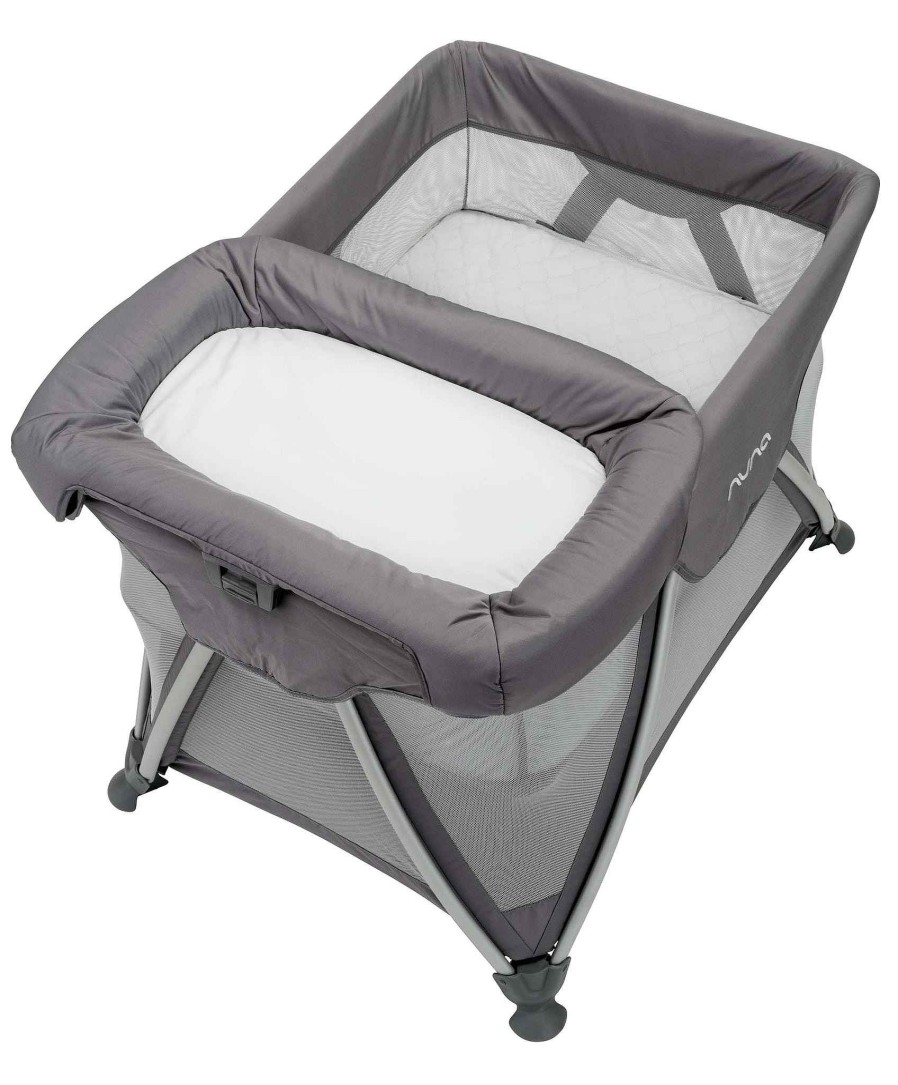 Pushchairs Nuna Summer Travel Essentials | Nuna Sena Travel Cot Including Changer - Graphite