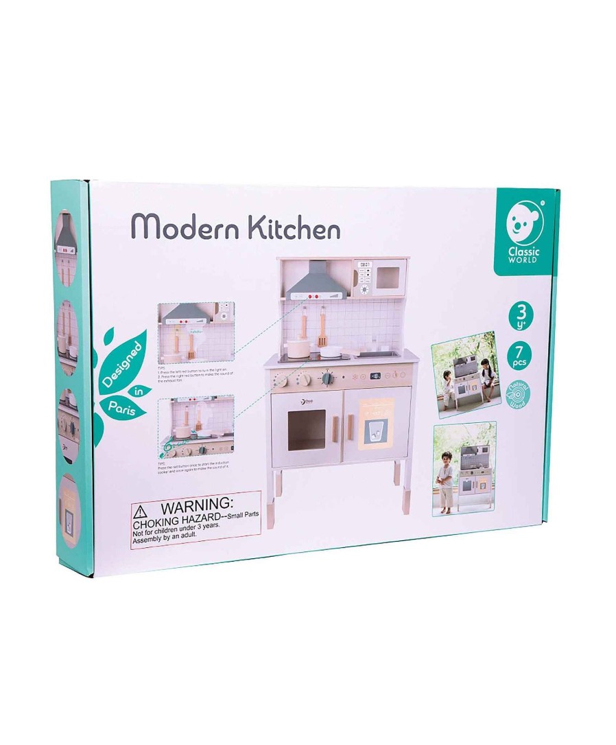 Christmas Classic World Christmas Gifting | Classic World Modern Wooden Kitchen Toy