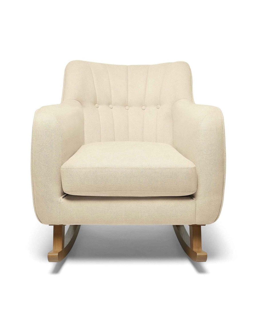 Furniture Mamas and Papas Nursing & Feeding Chairs | Hilston Nursing Chair Woven - Camel