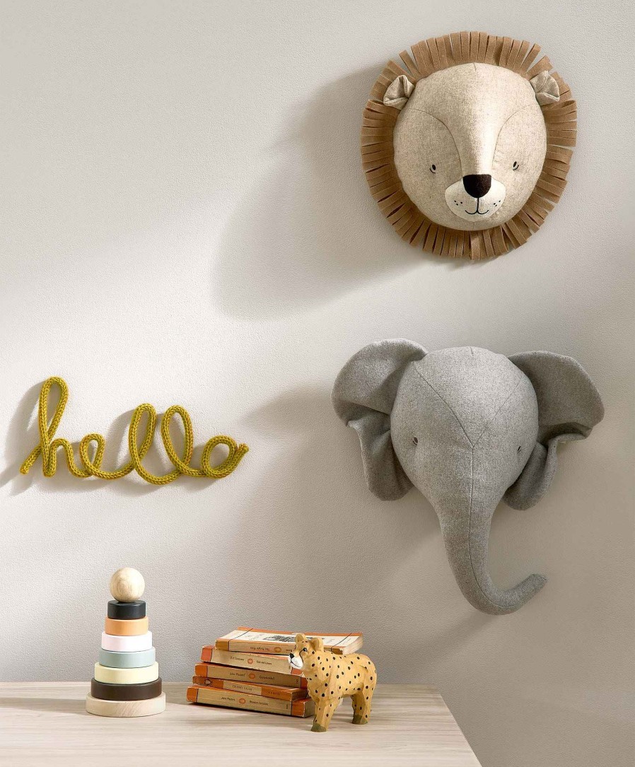 Nursery Mamas and Papas Born To Be Wild | Born To Be Wild - Elephant Head Wall Art