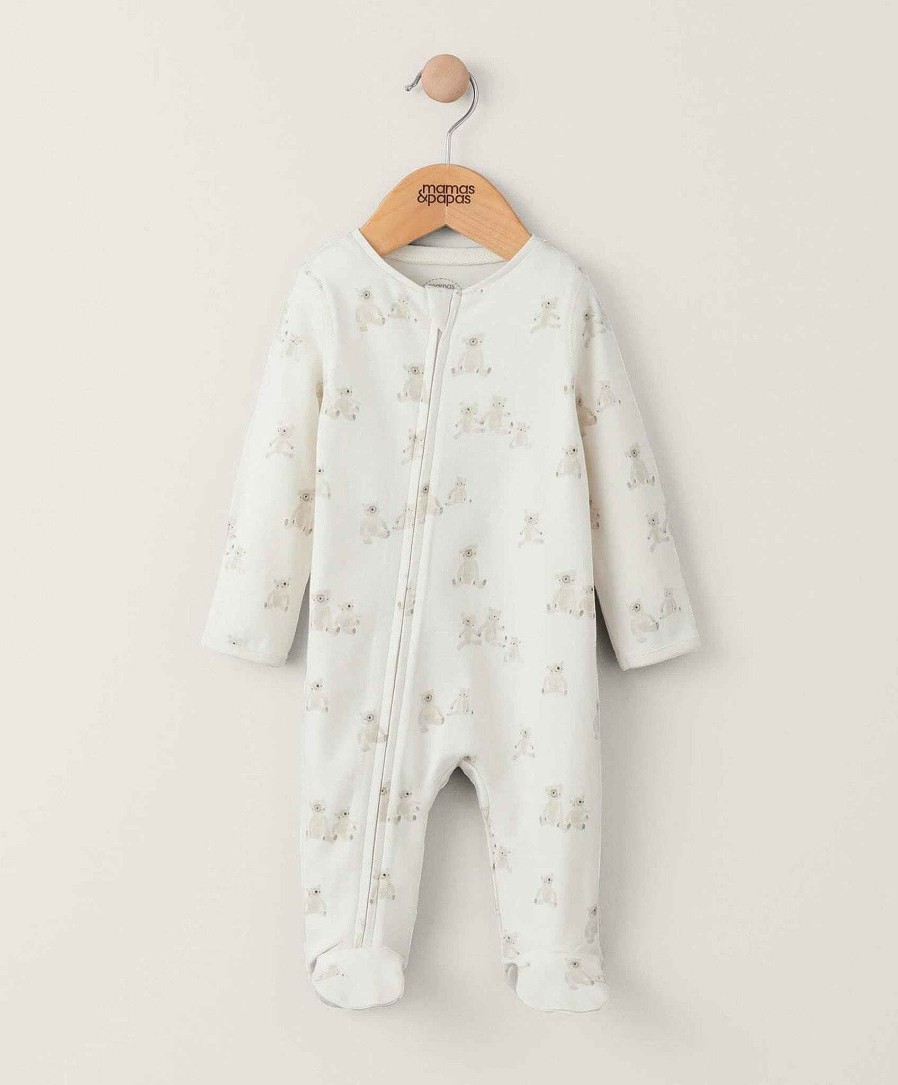 Clothing Mamas and Papas | Teddy Bear All In One - Sand