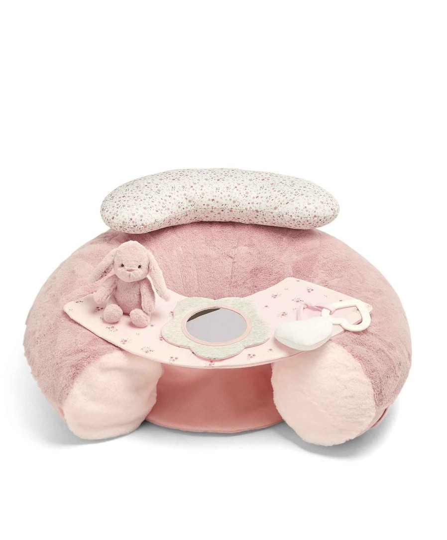 Nursery Mamas and Papas Floral | Welcome To The World Sit & Play Bunny Interactive Seat - Pink