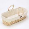 Nursery Little Green Sheep Moses Baskets | Little Green Sheep Knitted Moses Basket - Linen