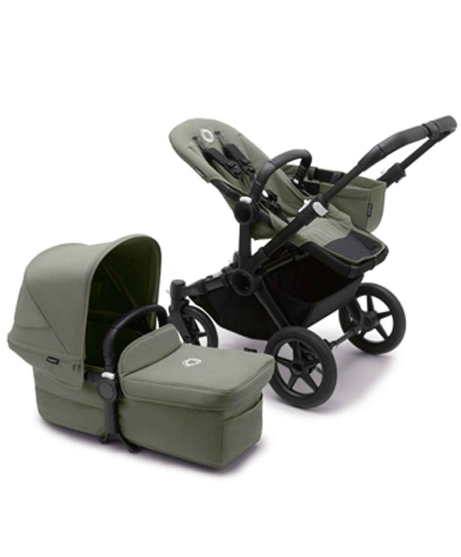 Pushchairs Bugaboo Pushchairs & Prams | Bugaboo Donkey 5 Mono Complete Pushchair & Carrycot Forest Green