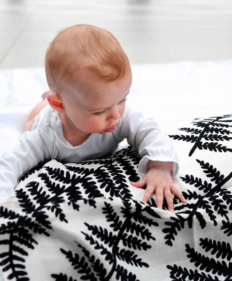 Feeding & Weaning Etta Loves Muslin Cloths & Squares | Etta Loves 2 Pack Muslins - Plant Print