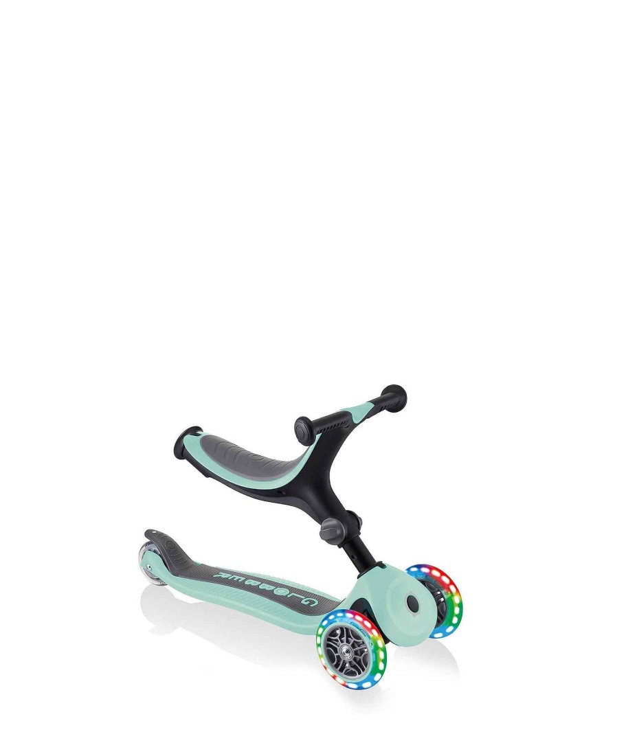 Christmas Globber Baby'S First Christmas | Globber Go Up Foldable Lights Scooter - Mint