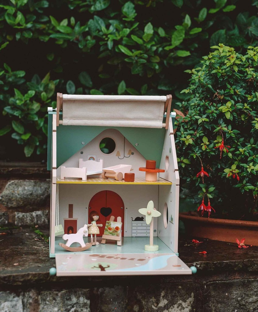 Toys & Gifts Classic World Laura Ashley | Classic World Wooden Flower Cottage Playhouse Toy