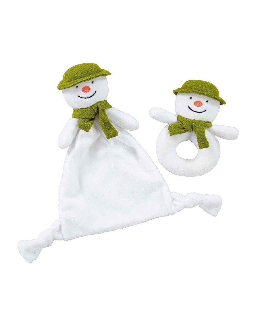 Christmas Rainbow Designs Christmas Gifting | The Snowman Comforter & Rattle Gift Set