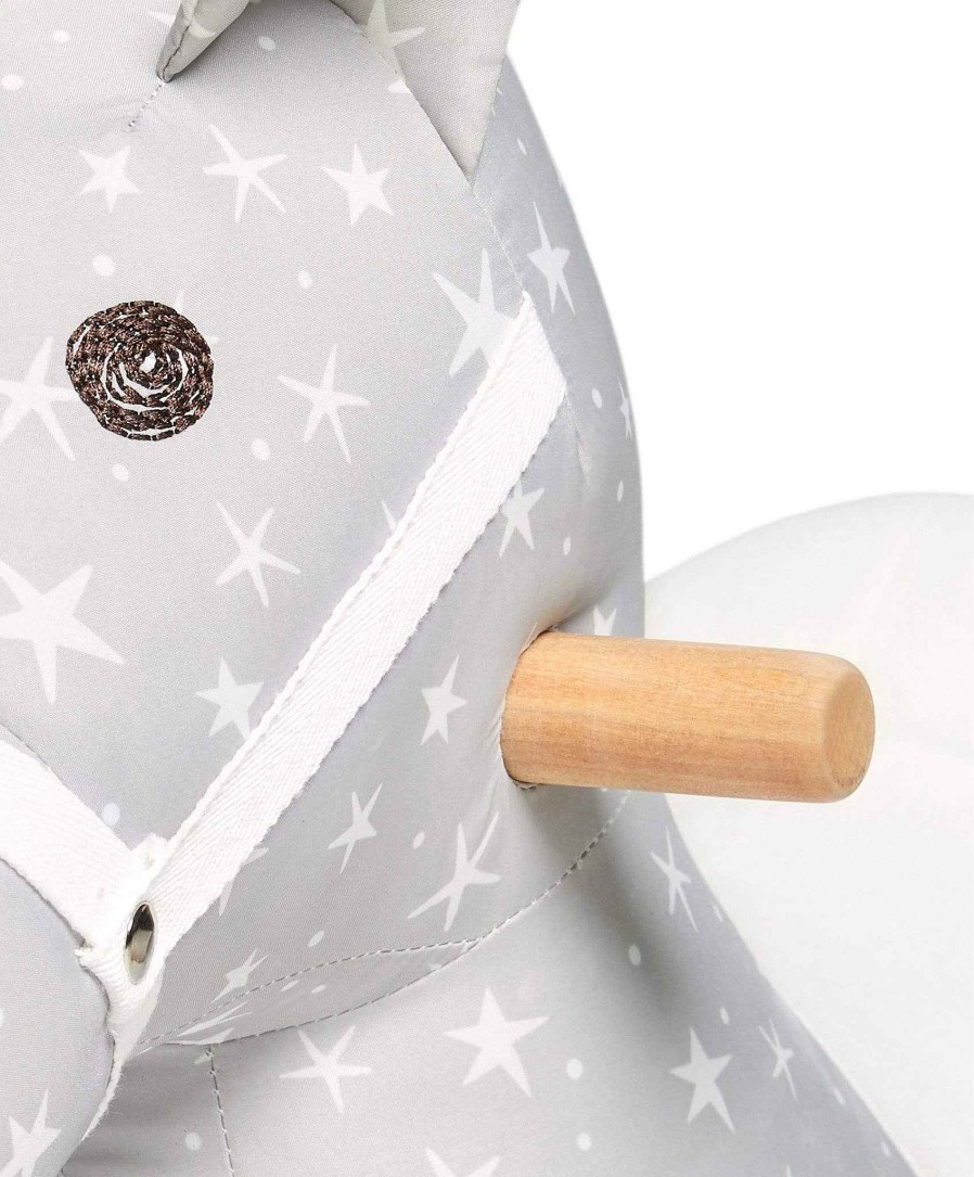 Toys & Gifts Mamas and Papas Rocking Horses & Animals | Rocking Horse - Star - Grey/White