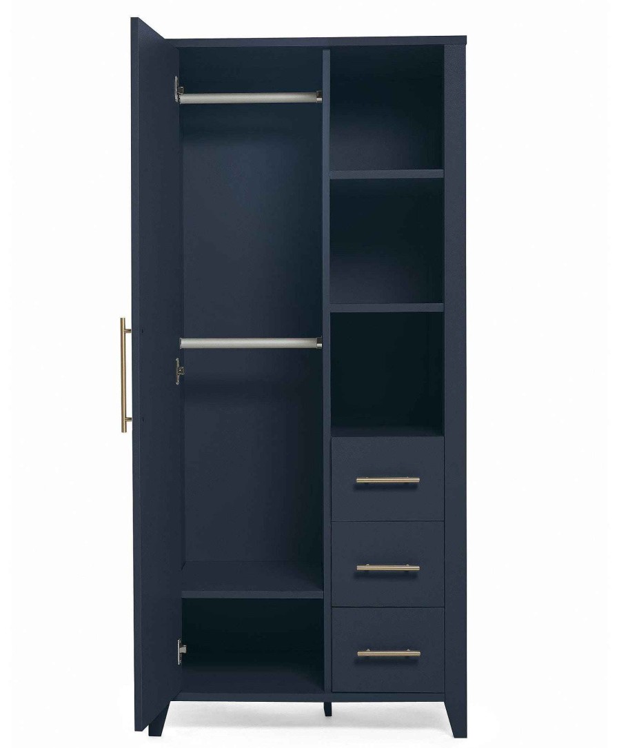 Furniture Mamas and Papas Baby Storage | Melfi Compact Storage Nursery Wardrobe - Midnight