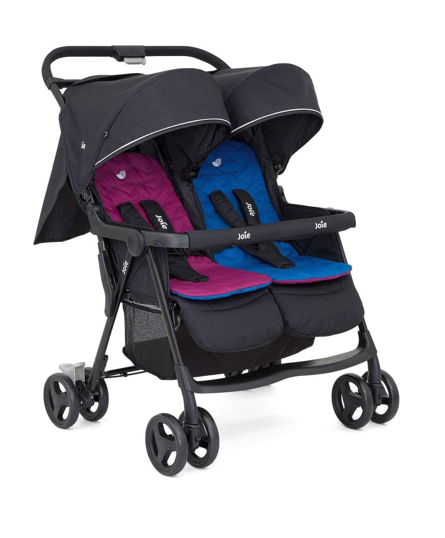 Pushchairs Joie Travel Strollers | Joie Aire Twin Pushchair - Rosy & Sea