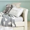 Christmas Mamas and Papas Christmas Personalised Gifts | Welcome To The World Knitted Elephant Blanket - Grey