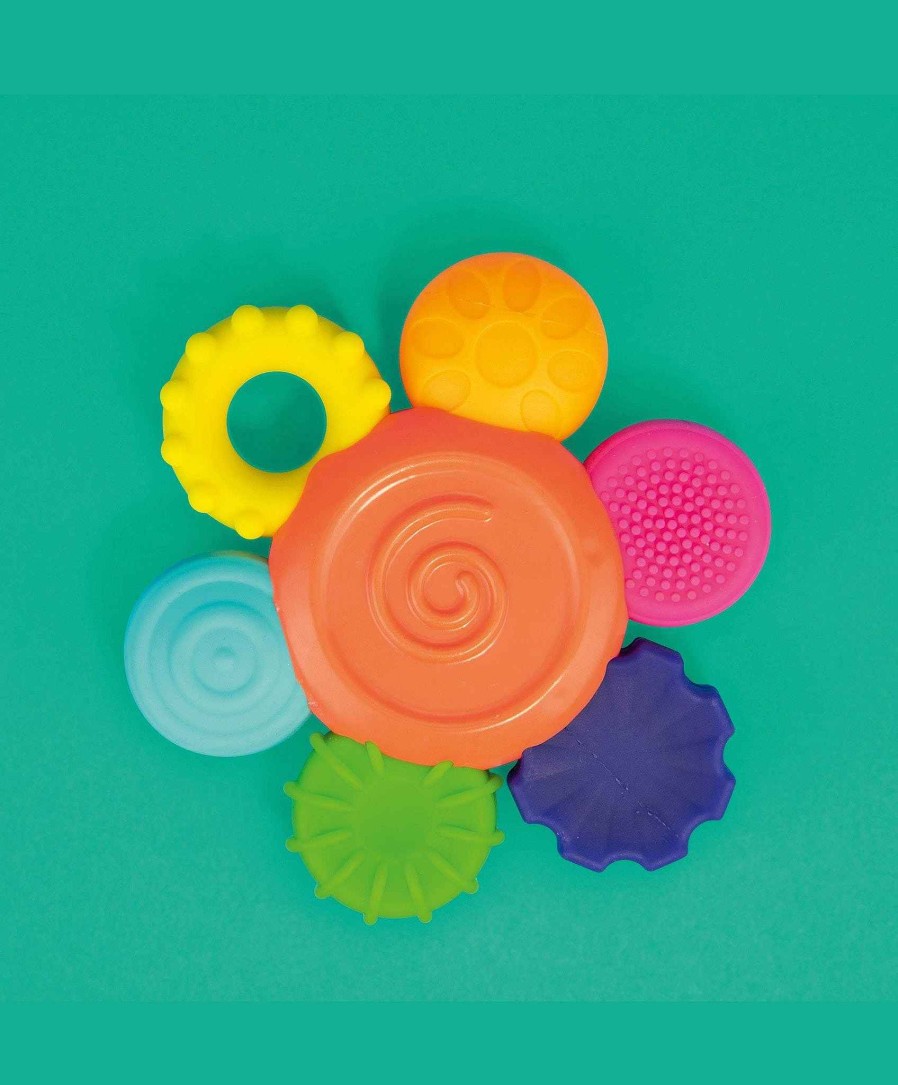 Feeding & Weaning Sassy Dummies & Soothers | Sassy Silicone Flower Rattle Teether