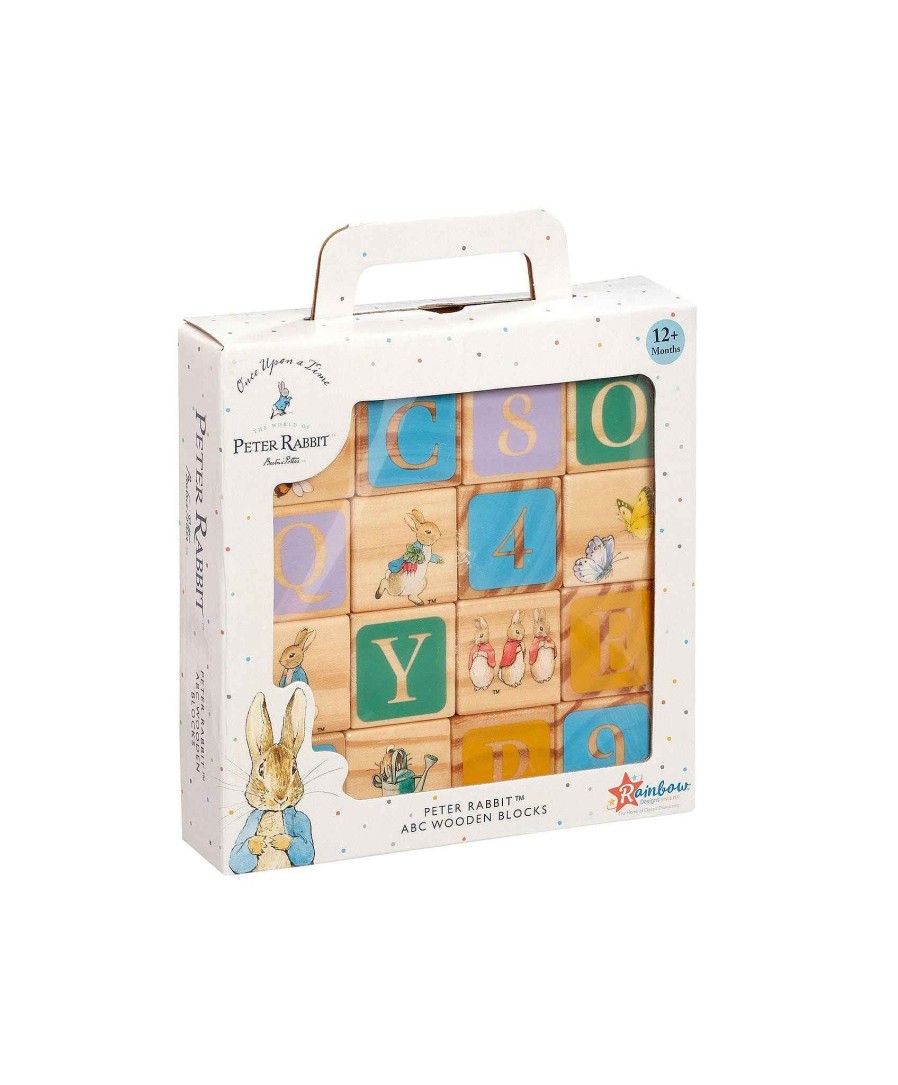 Christmas Rainbow Designs Christmas Stocking Fillers | Peter Rabbit Wooden Picture Blocks