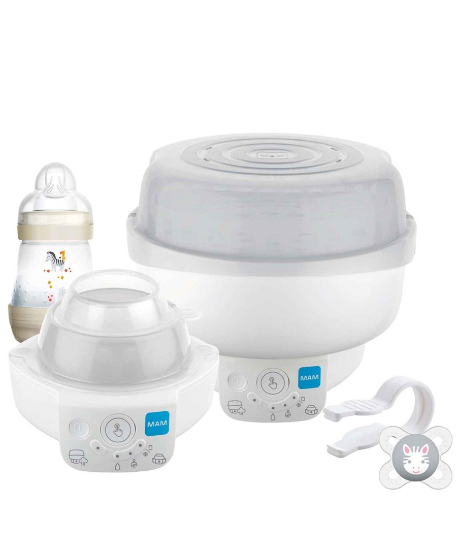 Feeding & Weaning Mam Bottle Feeding | Mam Baby 6-In-1 Electric Steriliser & 2-In-1 Electric Breast Pump Bundle