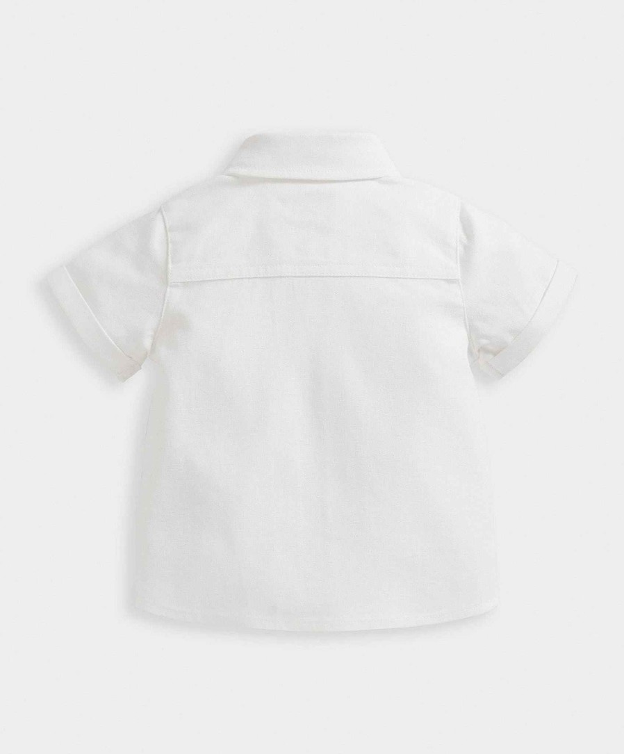 Clothing Mamas and Papas | White Short Sleeve Shirt