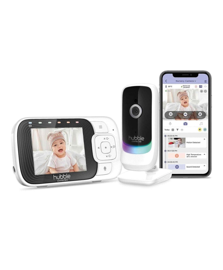 Nursery Hubble Baby Monitors | Hubble Nursery Pal Essentials Baby Monitor In White