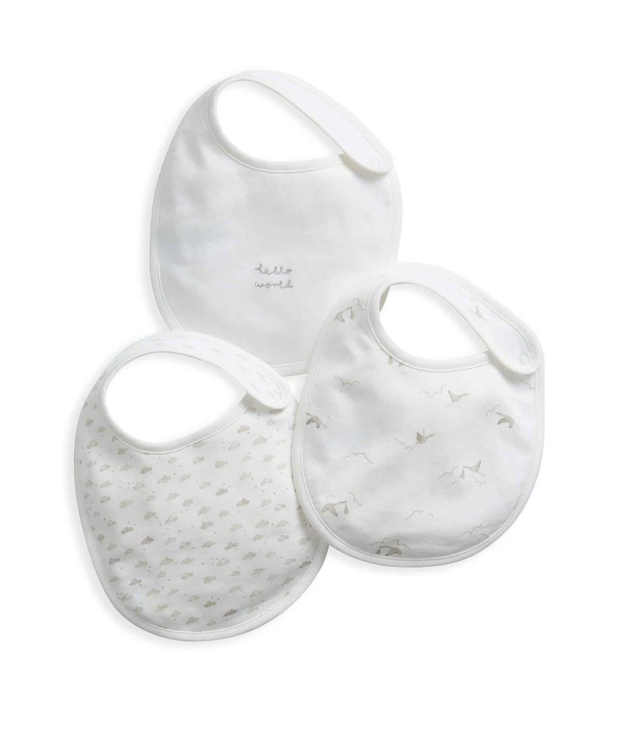 Clothing Mamas and Papas | Stork Bibs (3 Pack)