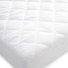 Nursery Mamas and Papas Mattress Protectors & Covers | Luxury Twin Spring Cotbed Mattress & Quilted Waterproof Mattress Protector Bundle