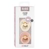 Feeding & Weaning Bibs World Dummies & Soothers | Bibs Colour Dummies (2 Pack) Size 1 - Ivory/Blush