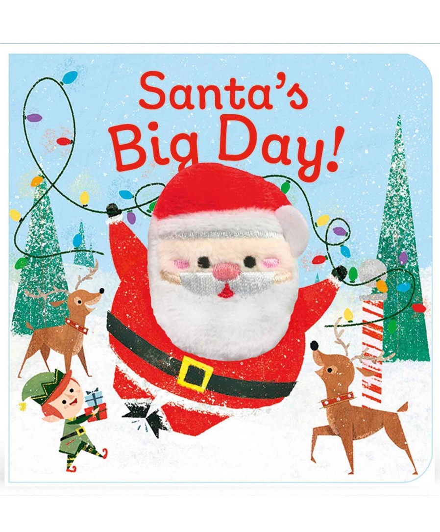 Christmas House of Marbles Baby'S First Christmas | Santa'S Big Day Chunky Finger Puppet Book