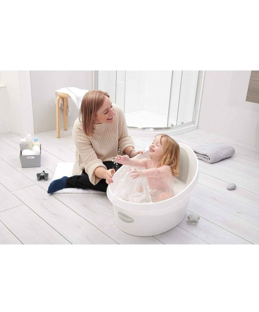 Bathing & Changing Shnuggle Baby Baths | Shnuggle Toddler Bath - White And Grey