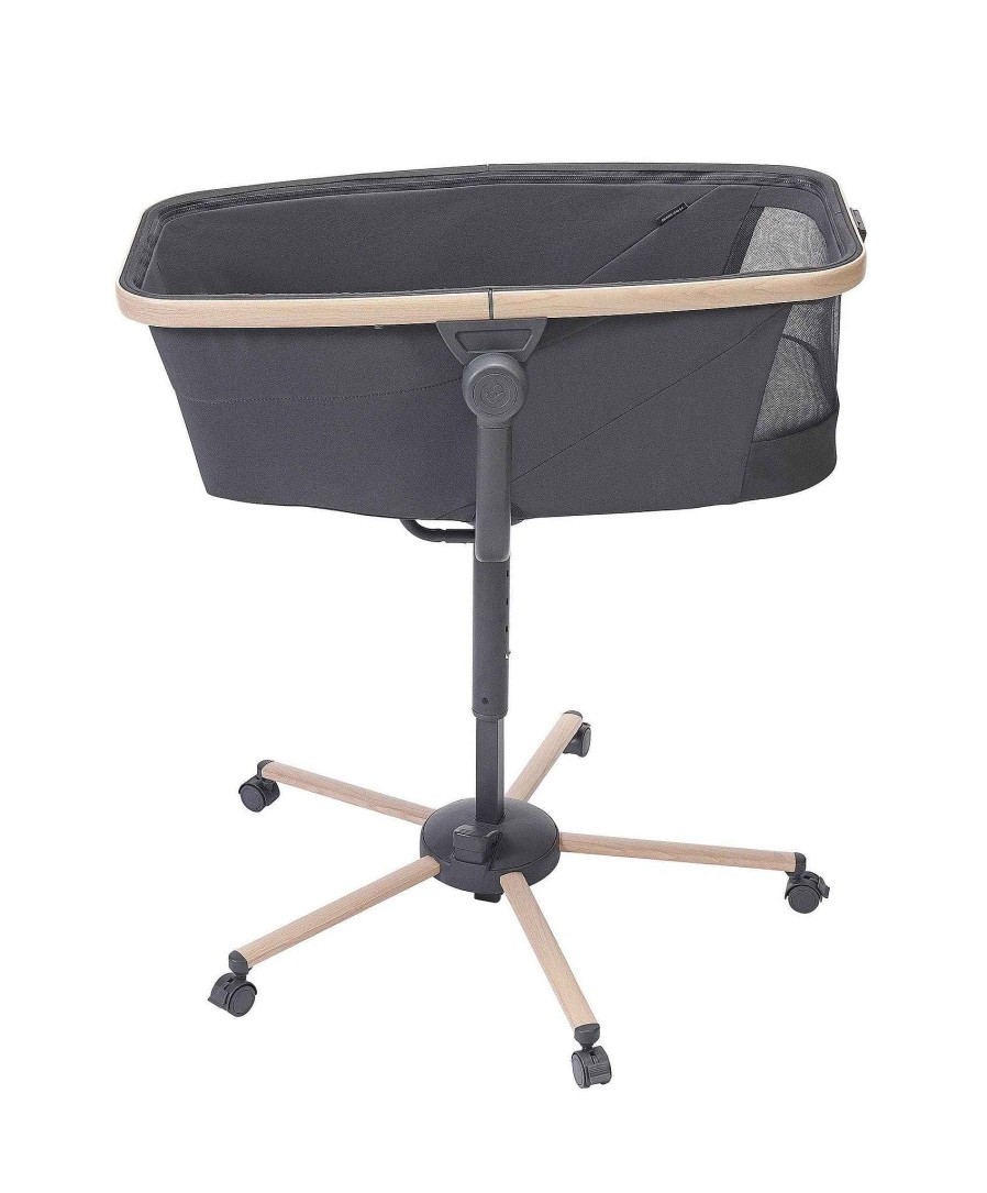 Furniture Maxi Cosi Grey Nursery Furniture | Maxi-Cosi Alba All-In-One Bassinet - Beyond Graphite