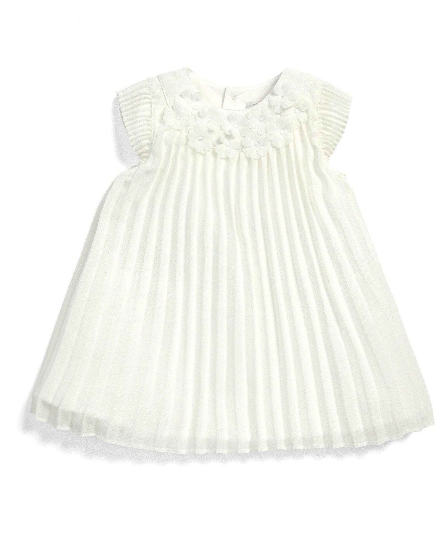 Clothing Mamas and Papas | Flower Applique Pleat Dress