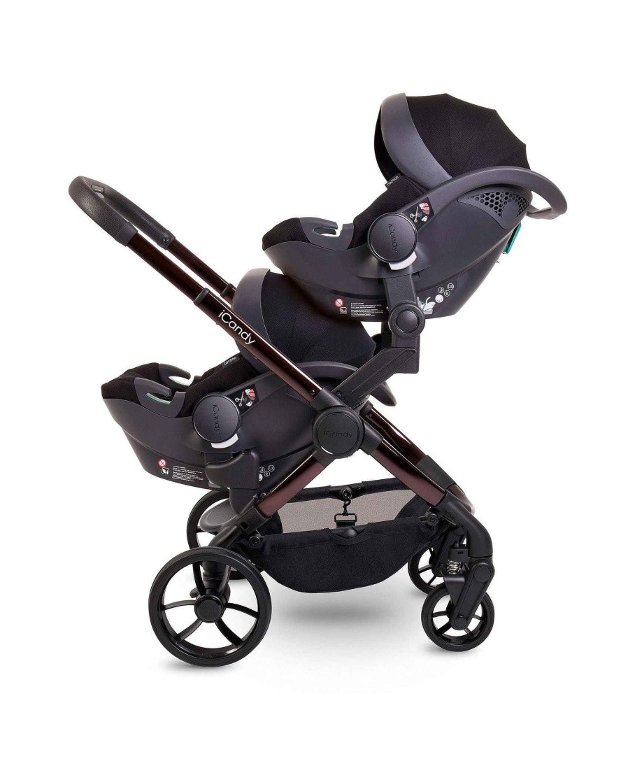 Pushchairs iCandy Twin Buggies & Tandem | Icandy Peach 7 Twin Pushchair Bundle - Coco