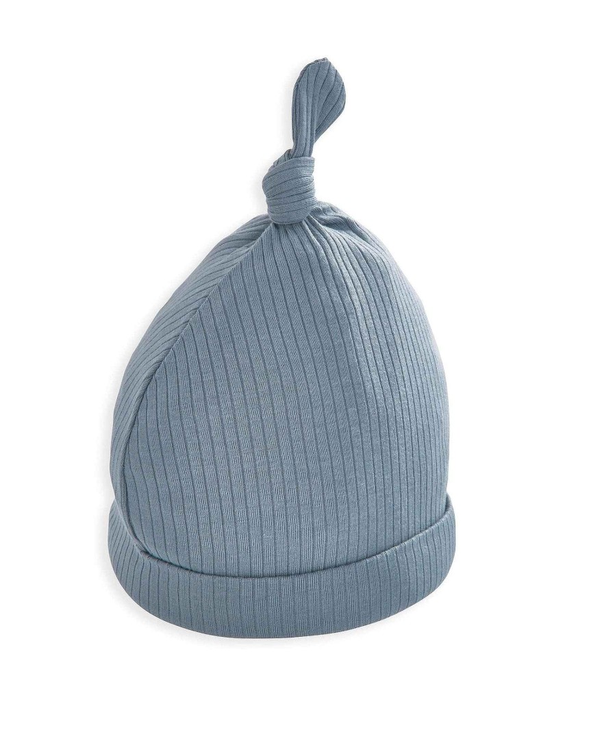 Toys & Gifts Mamas and Papas Baby Shower Gifts | Organic Cotton Ribbed Hat - Petrol Blue