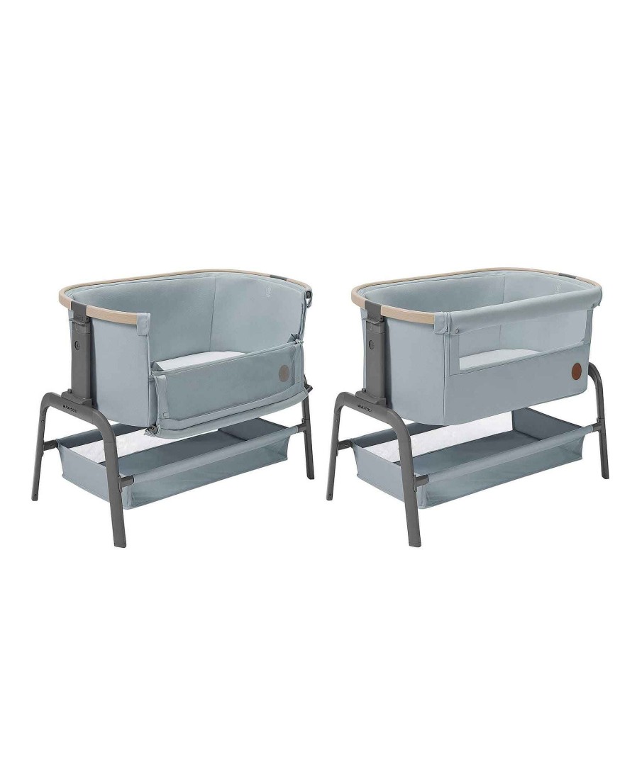 Furniture Maxi Cosi Bedside Cribs | Maxi-Cosi Iora Bedside Crib - Beyond Grey