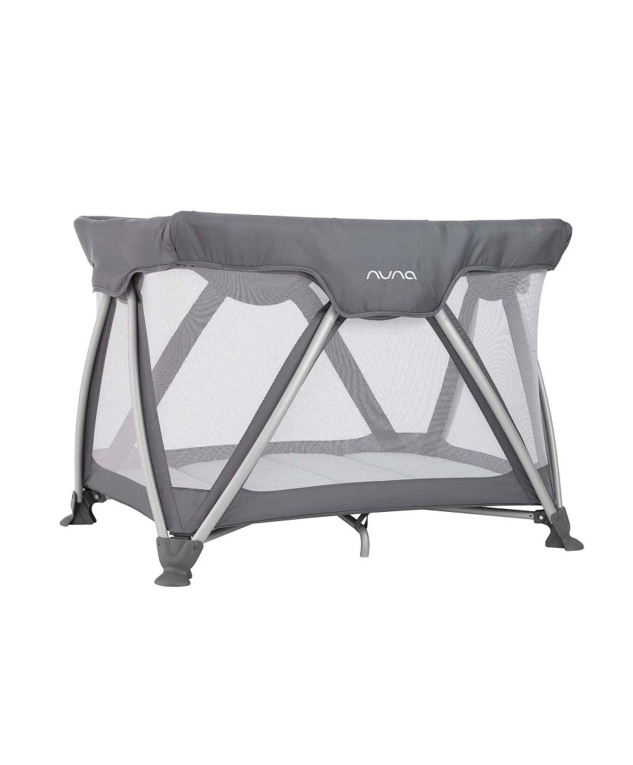 Pushchairs Nuna Travel Cots | Nuna Sena Travel Cot Including Changer - Graphite