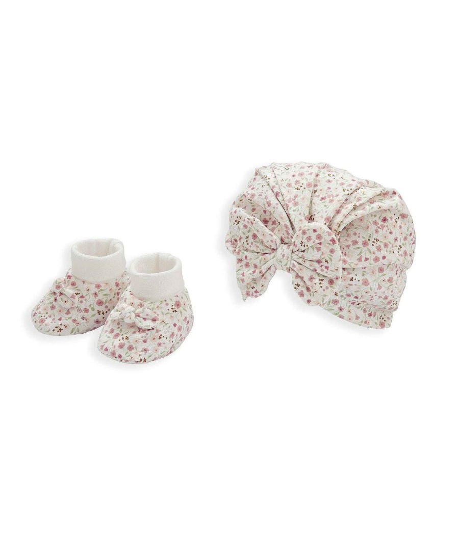 Christmas Mamas and Papas Christmas Stocking Fillers | Hat & Booties Set - 2 Piece Set