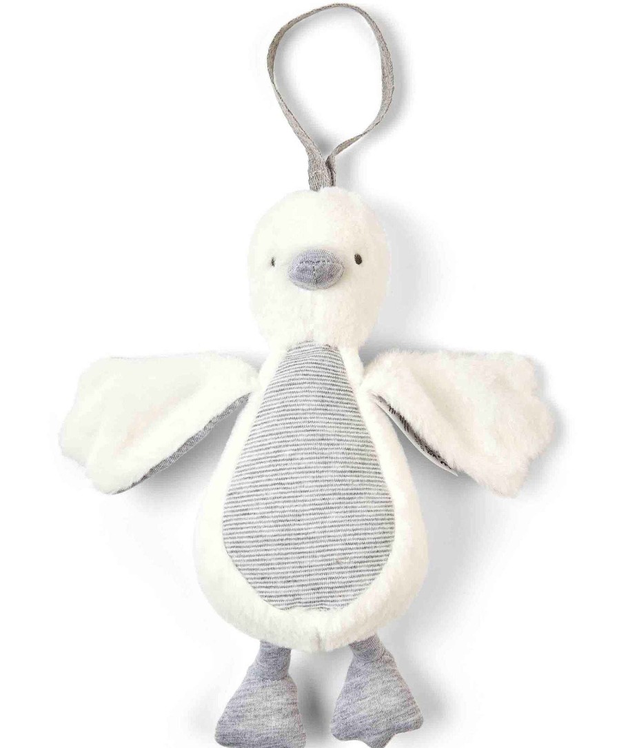 Toys & Gifts Mamas and Papas Activity Toys | Welcome To The World Chime Duck Travel Toy - Grey